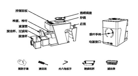 家用榨油機的組成、清潔、維護