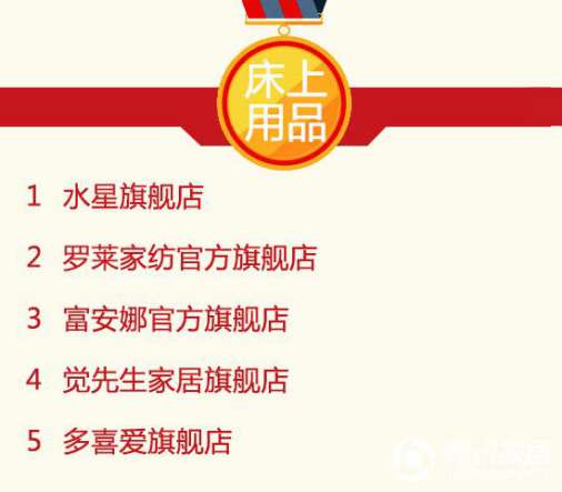 2016年9月天貓美家全渠道行業(yè)品牌銷(xiāo)售排行榜