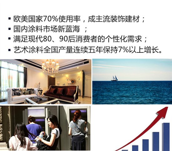 美涂士藝術(shù)涂料加盟：廣闊“錢(qián)景”，大有可為!