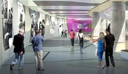 7、五角場下沉式廣場的LED交互式地面