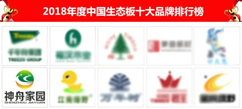 品牌榮譽(yù)| 神舟家園健康板材獲“2018中國生態(tài)板十大品牌”稱(chēng)號
