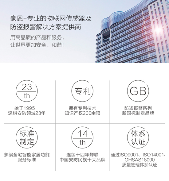 品牌產(chǎn)品|豪恩安防CCC認證金屬振動(dòng)位移探測器助力銀行安保