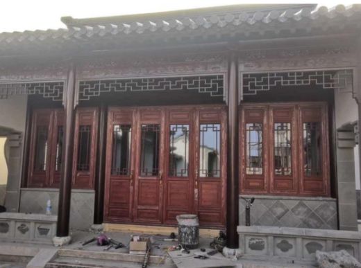 四合院與鋁合金仿古門窗，會不會天造地設的一對?