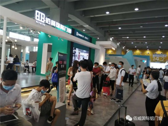 佰威國際門窗驚艷亮相廣州建博會，獲得無數點贊