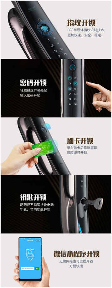 趕得上潮流的你，當然要用索菲亞指紋鎖!