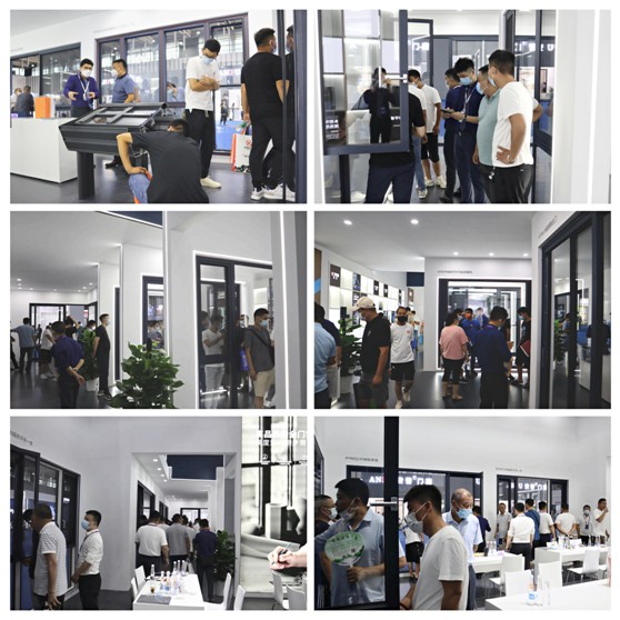 展會進行時丨皇雅門窗系統南京移門展首日盛況，現場直擊!