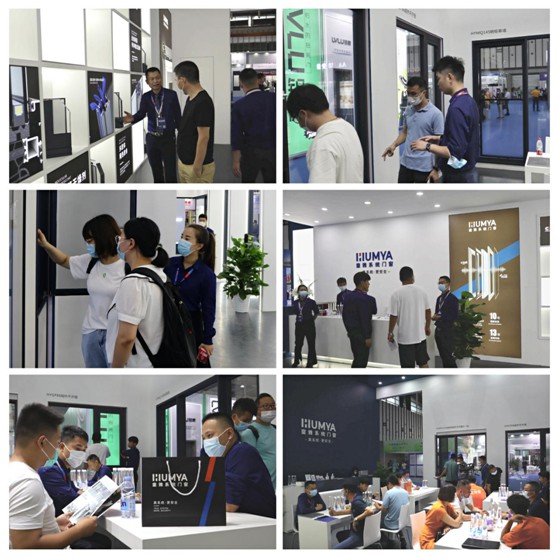 展會進行時丨皇雅門窗系統南京移門展首日盛況，現場直擊!